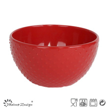 Tazón de cerámica de gres rojo DOT